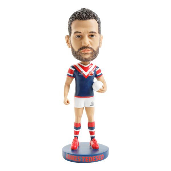 Sydney Roosters James Tedesco NRL Bobblehead Collectible Bobble Head Statue