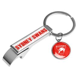 Sydney Swans AFL Can & Bottle Opener Key Ring