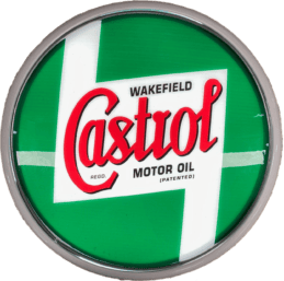 Castrol Motor Oil LED Bar Lighting Wall Sign Light Button WHITE