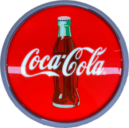 Coca Cola Coke Bottle LED Bar Lighting Wall Sign Light Button White