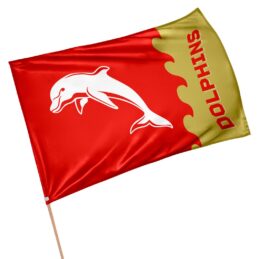 Dolphins NRL GAME DAY Pole Flag Banner