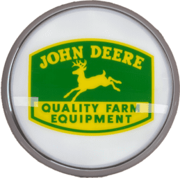 John Deere Tractor Mower Bar Lighting Wall Sign Light Button White