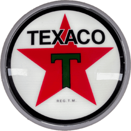 TEXACO Motor Oil LED Bar Lighting Wall Sign Light Button WHITE