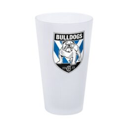 Canterbury Bulldogs NRL FROSTED Conical Glass 450ml
