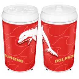 Dolphins NRL 40 Litre Coola Can Bar Fridge Official Licensed Man Cave Gift