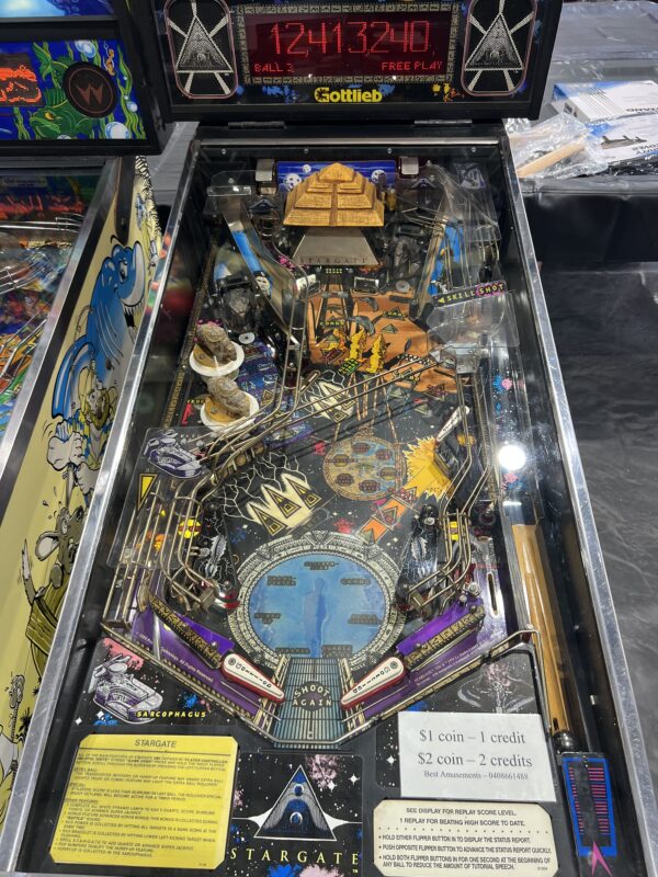 Gottlieb Stargate Star Gate Pinball Machine Video Game - Image 3