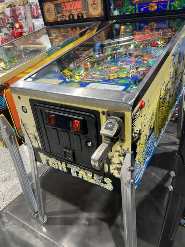 Williams Fishtails Fish Tails Pinball Machine Video Game - Image 9