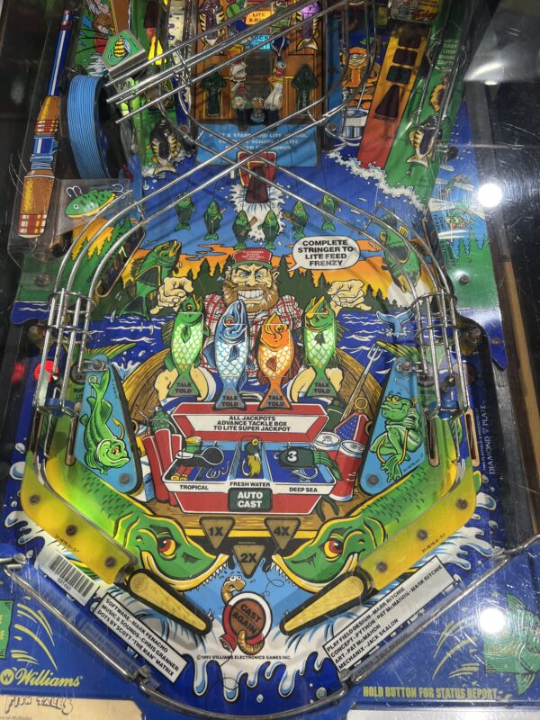 Williams Fishtails Fish Tails Pinball Machine Video Game - Image 5