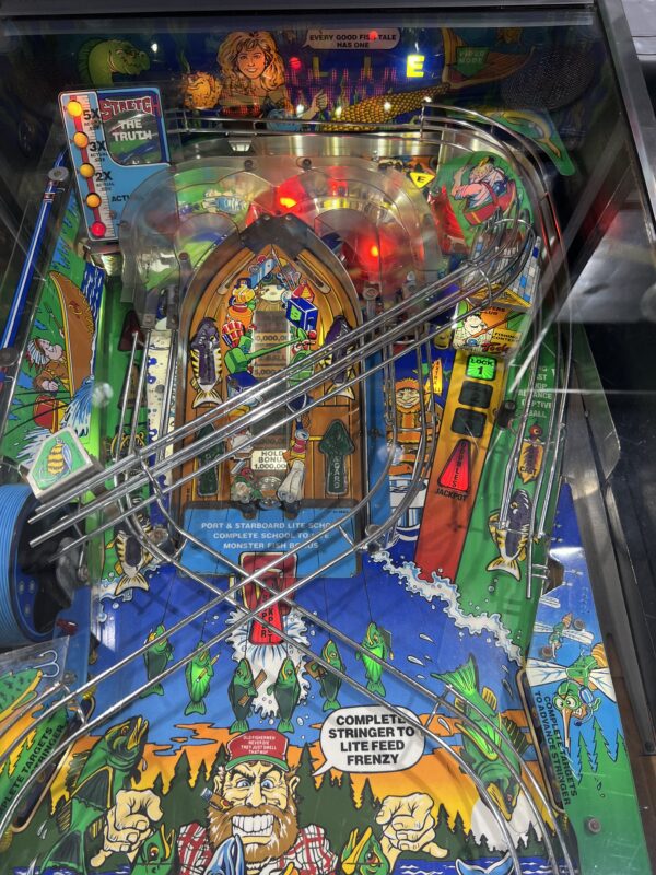 Williams Fishtails Fish Tails Pinball Machine Video Game - Image 4
