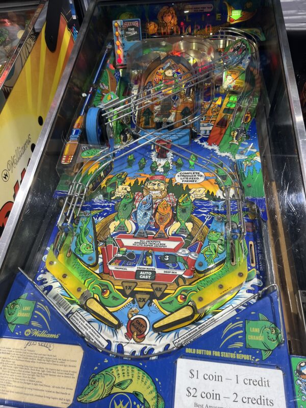 Williams Fishtails Fish Tails Pinball Machine Video Game - Image 3