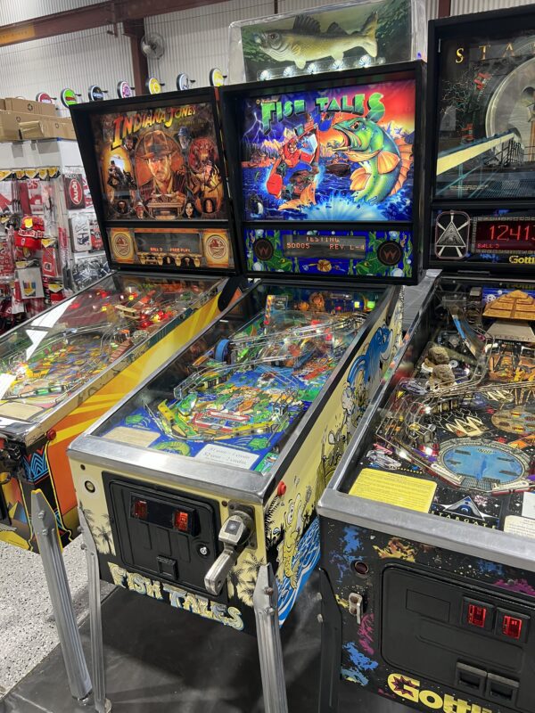 Williams Fishtails Fish Tails Pinball Machine Video Game