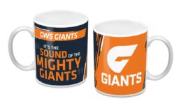 GWS Giants AFL Team Song Coffee Mug 330ml