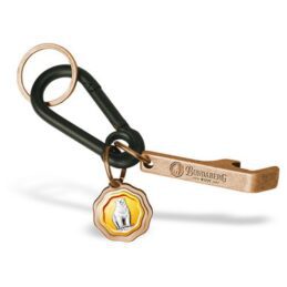 Bundaberg Rum Bundy Bear Bottle Opener Metal Keyring