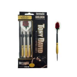 Formula Sports Tony David Golden 90% Tungsten Dartboard Darts 23 Gram