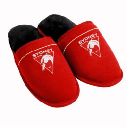 Sydney Swans AFL Aussie Rules Football Logo Slippers