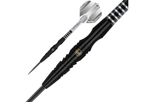 WINMAU Sniper Black Natural Finish 90% Tungsten Darts - Image 2