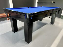 NPC Pool Table 7ft Slate Black with Royal Blue Cloth Black Pockets