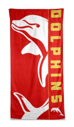 Dolphins NRL Beach Bath Towel