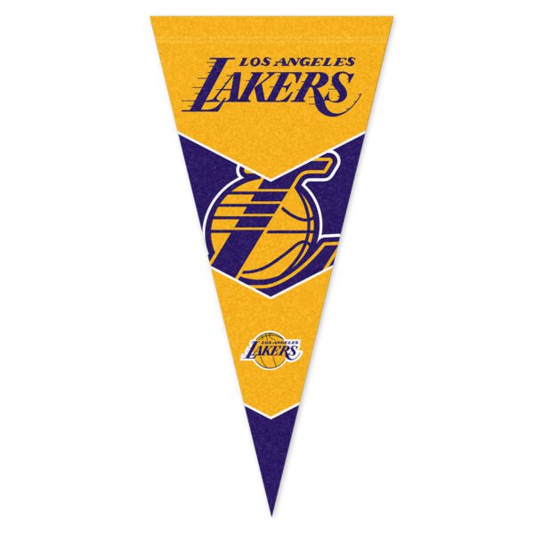 NBA LA Lakers Basketball Soft Felt Wall Flag Pennant Sign