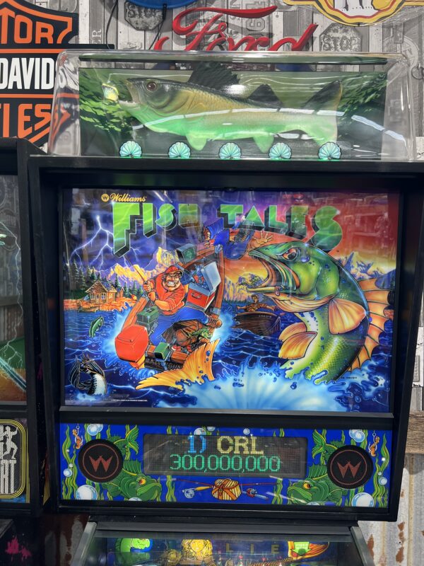 Williams Fishtails Fish Tails Pinball Machine Video Game Restored - Image 3