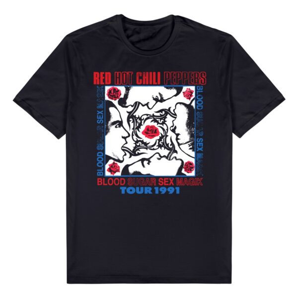 Red Hot Chili Peppers Blood Sugar 1991 Tour Tee Shirt
