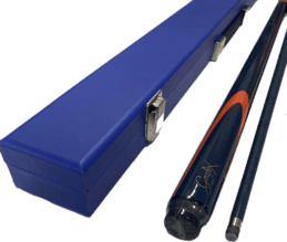 Grafex Art Blue Graphite Multi-Weight System Pool Snooker Billiard Cue and Blue Cue Case
