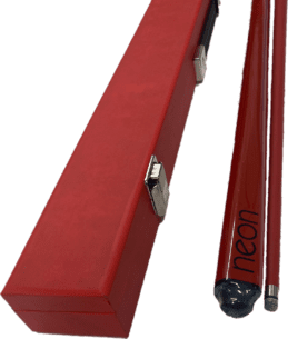 GRAFEX NEON RED Graphite Pool Snooker Billiard Cue and Red Cue Case