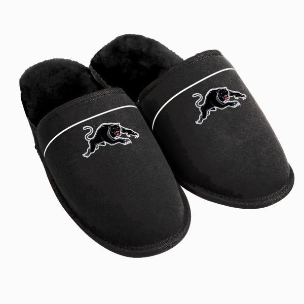Penrith Panthers NRL Logo Warm Winter Slippers