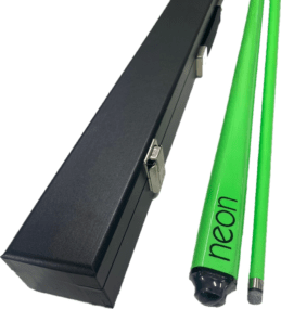 GRAFEX NEON GREEN Graphite multi-weight system Pool Snooker Billiard Cue and Black Cue Case