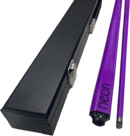 GRAFEX NEON PURPLE Graphite multi-weight system Pool Snooker Billiard Cue and Black Cue Case