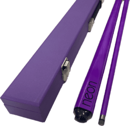 GRAFEX NEON PURPLE Graphite multi-weight system Pool Snooker Billiard Cue and Purple Cue Case