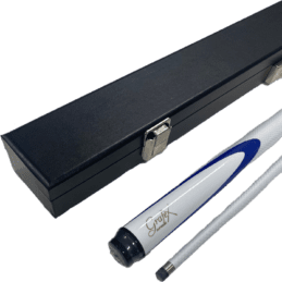 Grafex Graphite Supreme White New Multi-Weight System Pool Snooker Billiards Cue and Black Cue Case