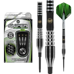WINMAU Sniper SE Onyx Finish 90% Tungsten Darts - 24 Gram