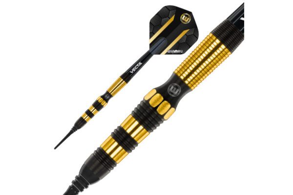 Winmau Simon Whitlock Onyx 18 gram barrel/20 gram Soft Tip 90% Tungsten Darts - Image 2