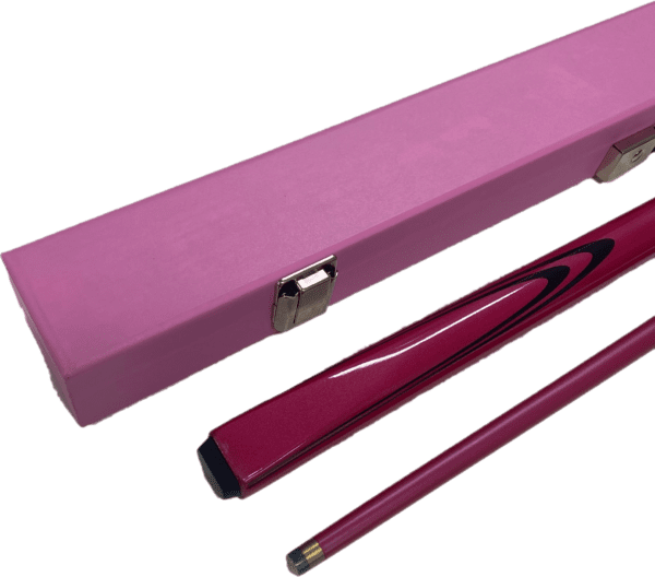 Cuemaster PINK Metallic Pool Snooker Billiard Cue and Pink Cue Case