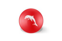 Dolphins NRL Pool Snooker Billiard Ball SINGLE 2" Inch