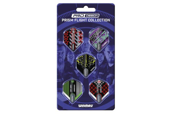 Winmau Players Flight Collection Pro100 Micron (Pack of 5 sets of 3 fights)