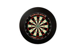 Formula Sports Micro Band 3 Dart Board and Winmau Plain Black Dartboard Surround Set