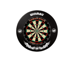 Formula Sports Micro Band 3 Dart Board and Winmau Xtreme Black Dartboard Surround Set