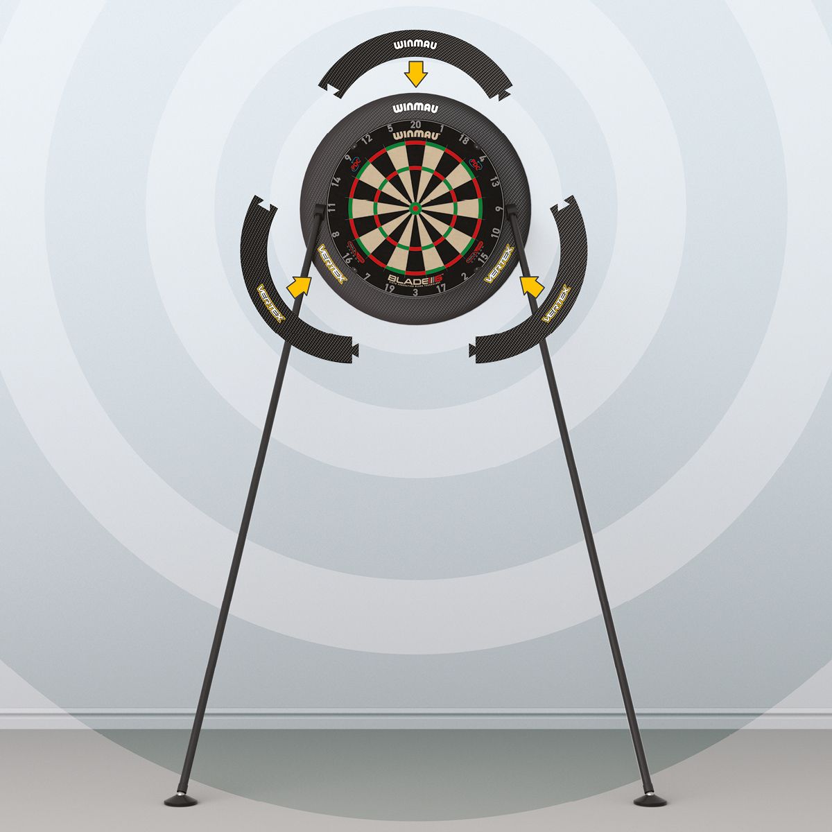 Winmau Vertex Quick Dartboard Stand - Image 5