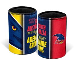 Adelaide Crows AFL SONG Beer Can Bottle Cooler Stubby Holder Cosy
