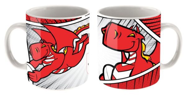 St George Illawarra Dragons NRL Mascot Design TEAM Ceramic Massive 20oz Coffee Mug Cup