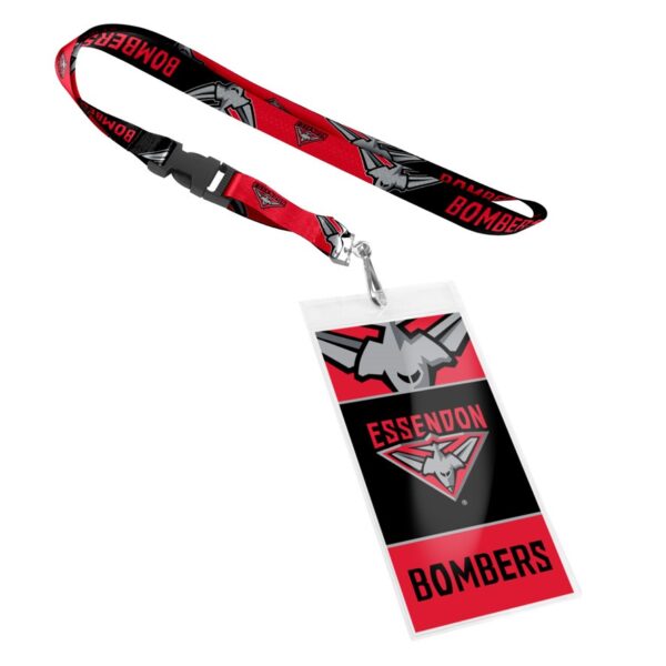 Essendon Bombers AFL Lanyard with Breakaway Swivel Hook