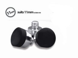 Spinster Grip Pool Snooker Billiard Tip set of 3 x 11mm Screw On (Alloy Base)