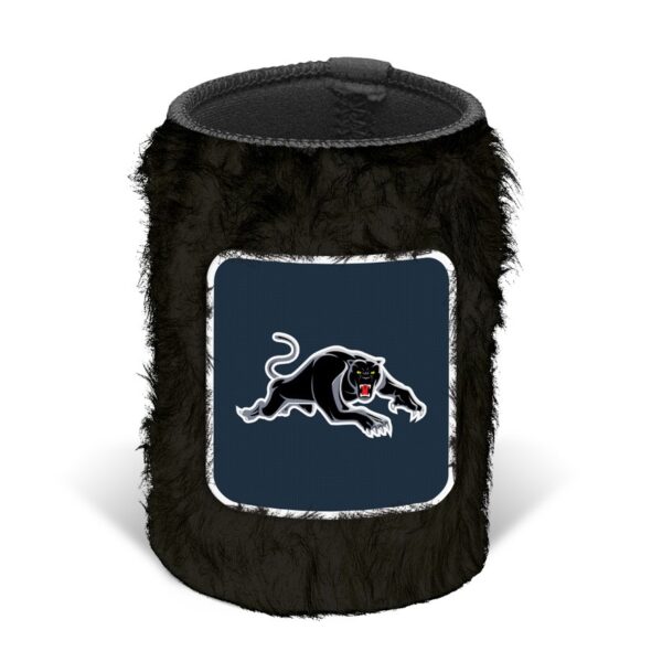 Penrith Panthers NRL FLUFFY Beer Can Bottle Cooler Stubby Holder