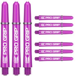 Target Pro Grip Purple Nylon Dart Shafts Stems MULTIPACK 3 x Sets of 3 Solid Colour