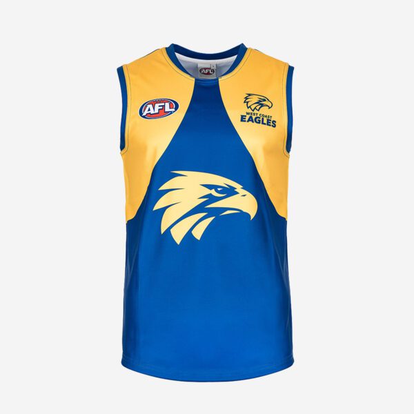 West Coast Eagles AFL Replica Adult Supporter Guernsey Shirt Singlet