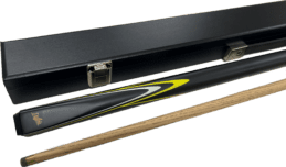 Dufferin HCY Ash Yellow and White Pool Snooker Billiard Cue and Case Set