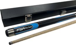 FSA Pro Series Soft Grip Hybrid BLUE Ash Pool Snooker Billiard Cue and Case Set