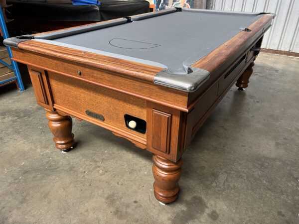 2nd Hand Pub Pool Table 7ft New Strachan Silver Felt